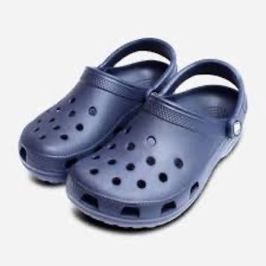 Navy Crocs Size 9 women 7 mens